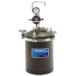 Spray Gun Pressure Pot, 2.5 Gallon Single Regulator