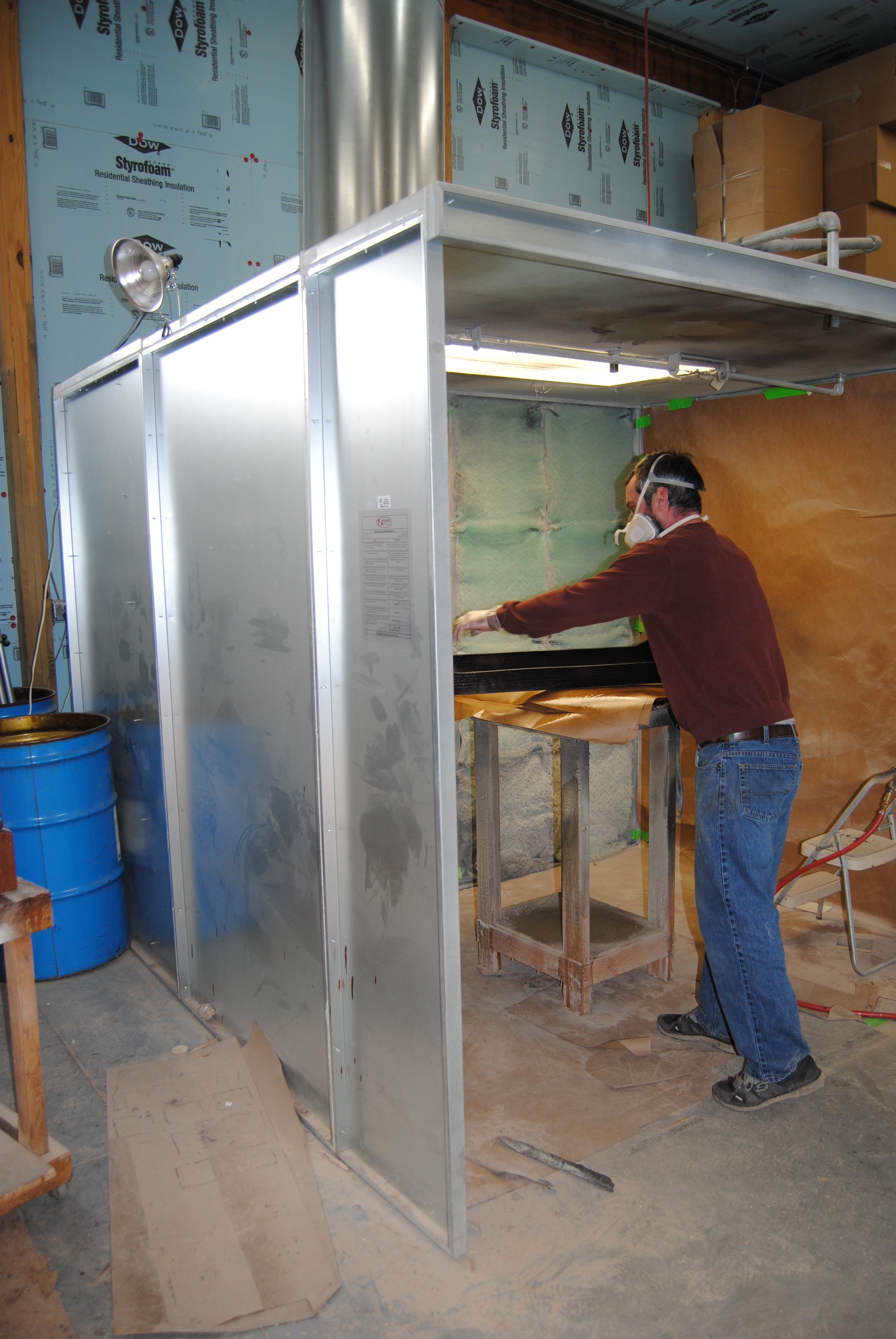 How to Make a Spray Painting Booth