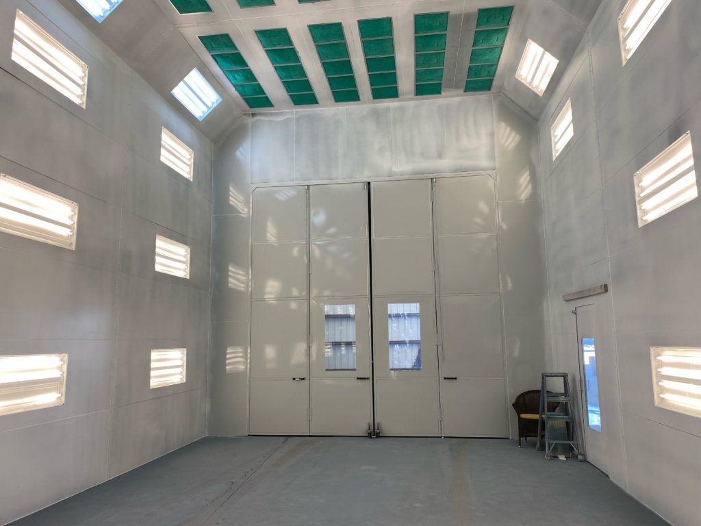 Semi Downdraft Paint Booth