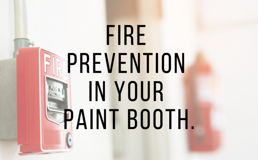 Paint booth fire prevention