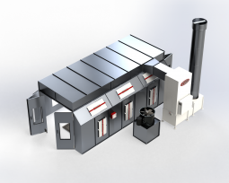 Heated Full Downdraft Booth