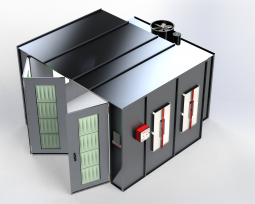 ETL-Listed Mid-Size Finishing Booth