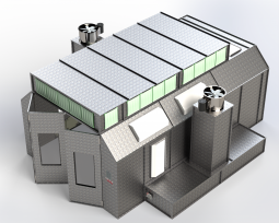 ETL-Listed Side Downdraft Paint Booth
