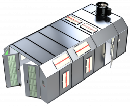 ETL-Listed Cross Flow Paint Booth