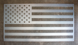 American Flag - Galvanized Steel