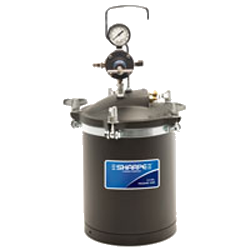 Spray Gun Pressure Pot, 2.5 Gallon Single Regulator