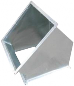 24.5" Square Discharge Duct with 45-degree elbow