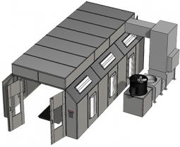 Heated Full Downdraft Booth