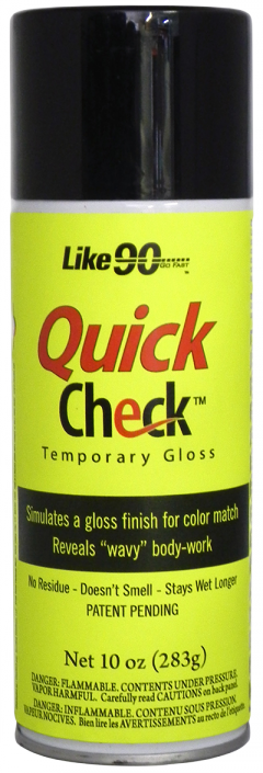 Quick Check Temporary Gloss: Paint Booths