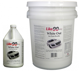 White Out for Paint Booths 1-Gallon (qty. 4) or 5-Gallon