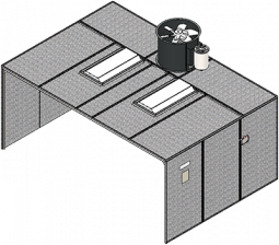 Open-Face Spray Booth 16'