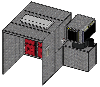 Powder Coating Cube