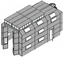 Truck Semi Downdraft Paint Booth - 30'