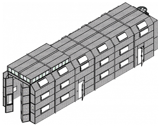 Truck Semi Downdraft Paint Booth - 60'