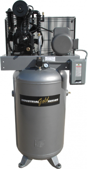 7.5 Horsepower, 80 Gallon, Vertical Air Compressor 1 Phase Motor