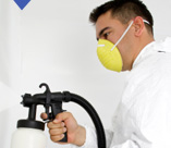 Reverse Flow Paint Booth